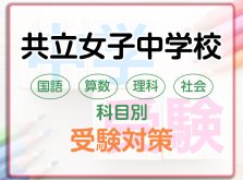 共立女子中学校の科目別受験対策。国語・算数・理科・社会の勉強法